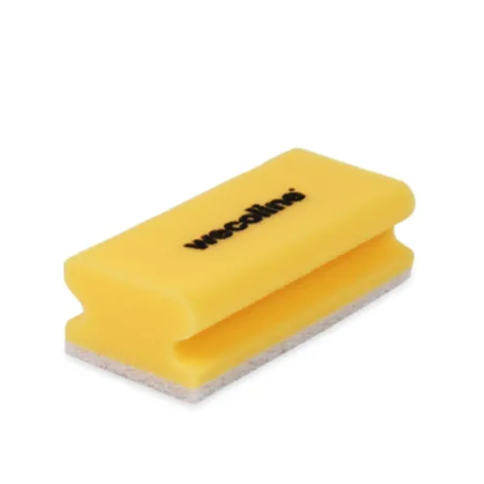 Weco schuurspons met grip geel/wit 142x70x45 mm (10 stuks)