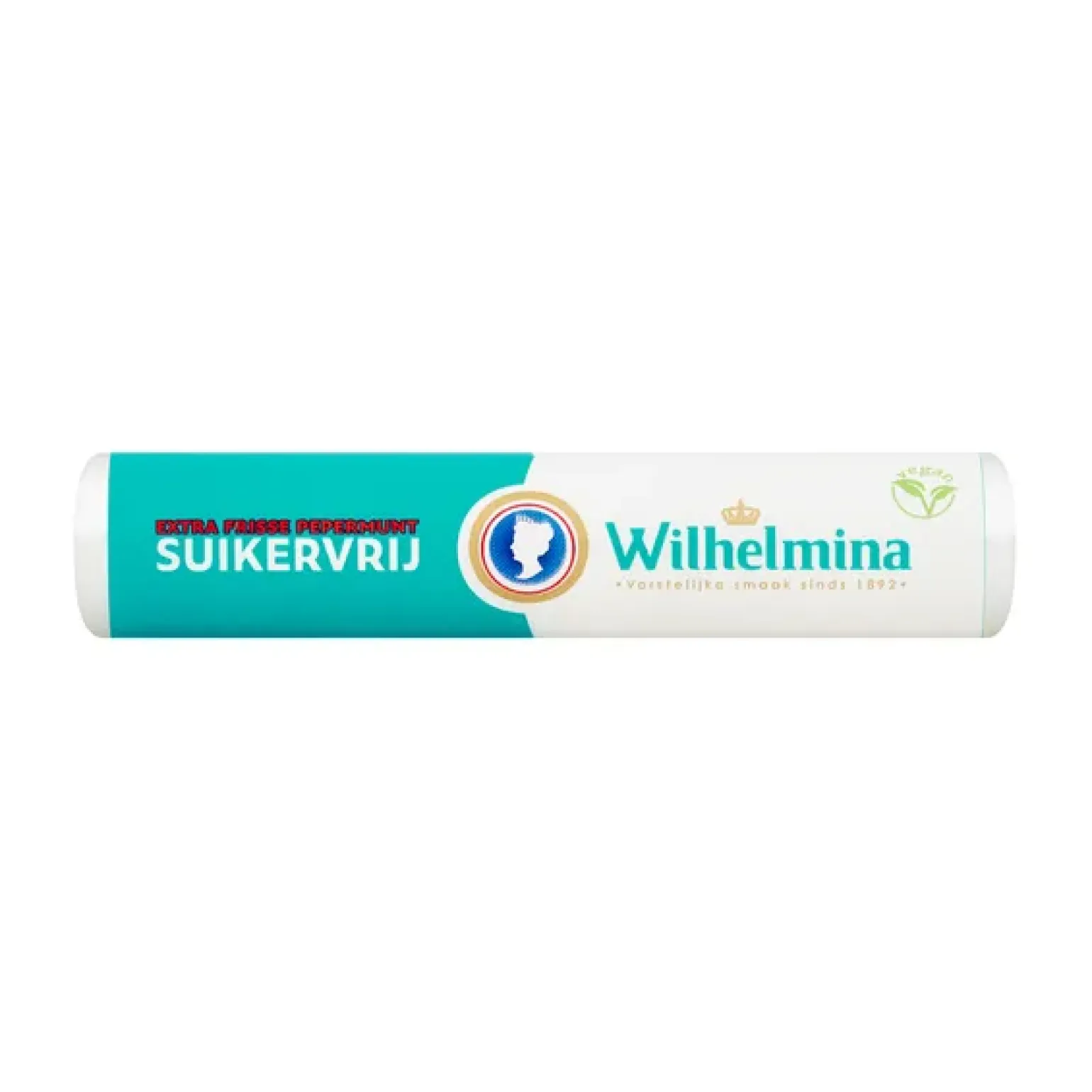 Wilhelmina Pepermunt Suikervrij Vegan Rol (24x 37gr)
